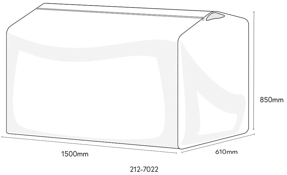 Clothing Rail Cover - Tyvek 7 Clothing Rail Cover - Tyvek - Image 5