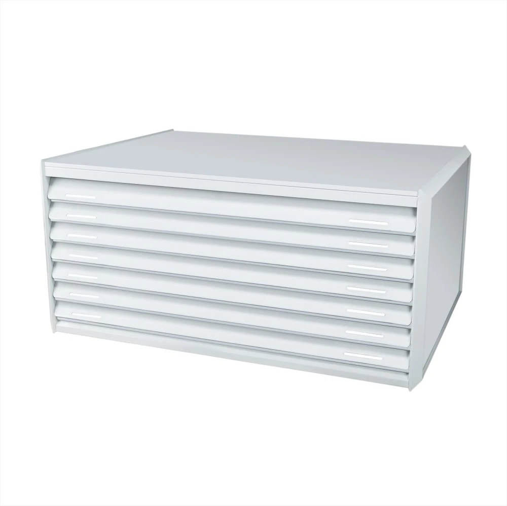 Horizontal Plan File Chest - 50-70mm Drawer Depth 4 Horizontal Plan File Chest - 50-70mm Drawer Depth - Image 2