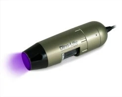 Digital Microscope - UV / Standard Working Distance / 10x-70x & 200x / ABS | Dino Lite AM4113T-FV2W