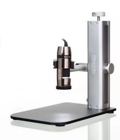 Digital Microscope - 10x - 140x / Exchangeable Caps / 5MP / EDOF | Dino Lite AM7915MZTL 13 Digital Microscope - 10x - 140x / Exchangeable Caps / 5MP / EDOF | Dino Lite AM7915MZTL -Save device AM7915MZTL on stand 800x928