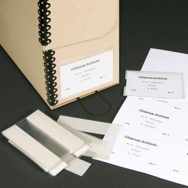 Archival Box Labelling System 3 Archival Box Labelling System