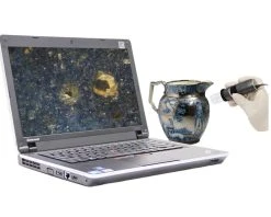 Digital Microscope - Standard Working Distance/ 10x-70x & 200x / Metal | Dino Lite AM4013MZT 6 Digital Microscope - Standard Working Distance/ 10x-70x & 200x / Metal | Dino Lite AM4013MZT -Save device Digital Microscope in use 1000x800