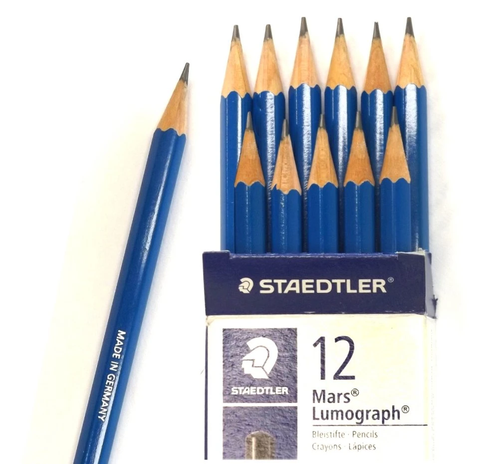 Staedtler Mars Lumograph Drawing Pencil - HB 3 Staedtler Mars Lumograph Drawing Pencil - HB