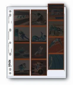 120 Film Negative Binder Storage Page Holds 12no. 60x60mm | 9no. 60x70mm | 15no. 60x45mm