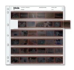 35mm Negative Storage Binder Page - 36 Frames, 6x6 Frame