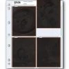 Negative Storage Binder Page Holds 4 4"x5" Negatives Or Photos 1 Negative Storage Binder Page Holds 4 4"x5" Negatives Or Photos -Save device P525 4544 800x934
