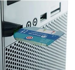 Slimline Compact Data Logger - RH/Temp -Save device USB Connection 414x388