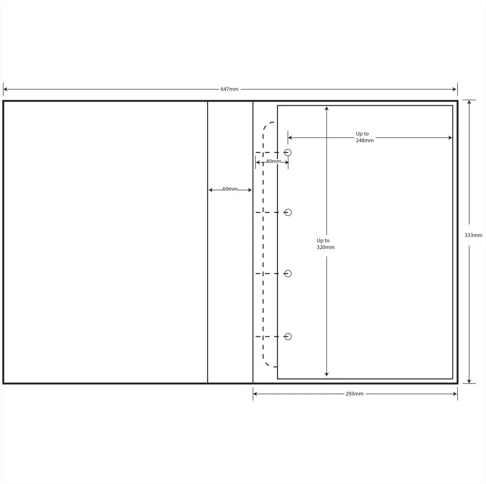 Archival Binder Box A4 Size | 3 & 4 Ring 5 Archival Binder Box A4 Size | 3 & 4 Ring - Image 3