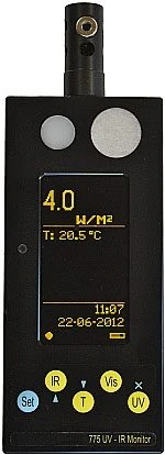 Light Meter With Thermal Radiation Sensor (Lux/UV/Temp/Infrared)